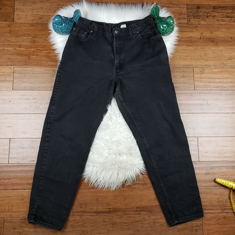 Levi's Vintage 550 USA relaxed fit tapered leg high rise jeans 16 MIS
